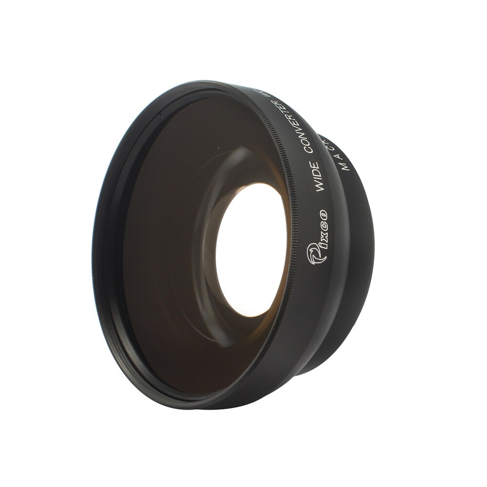 Venes 52mm 0.45X Super Wide Angle Lens w/ Macro For Canon Nikon For Pentax Sony For Panasonic (Black)