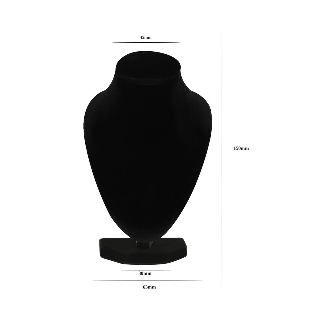 Trwały czarny manekin naszyjnik biżuteria ekspozytor robić wisiorków stojak uchwyt pokaż udekoruj bransoletka Organizer biżuterii