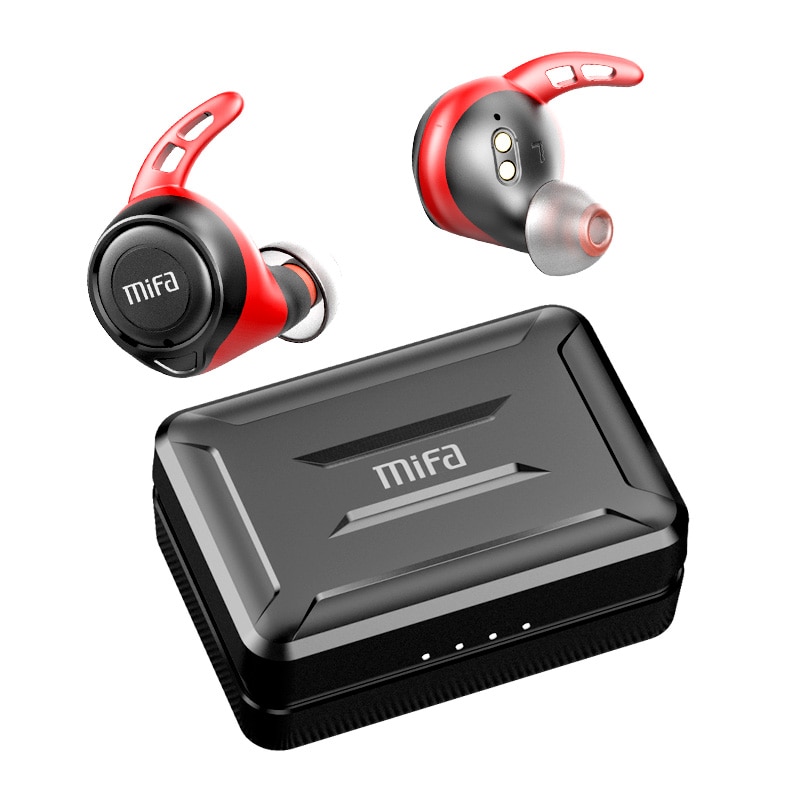 Mifa – écouteurs sans fil bluetooth 5.0, oreillettes X11 TWS Ture apt-x, étanches IPX7, CVC 8.0, réduction de bruit, temps de jeu de 100H