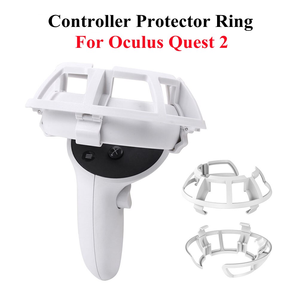 Quest 2 VR Controller Protector Ring Handle Anti-crash Protective Cover for Oculus Quest 2 VR Bumper Ring Devices Accessories