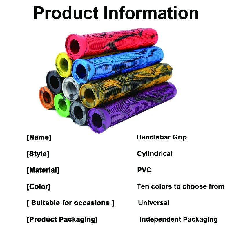 Empuñaduras de goma para manillar de bicicleta, cubiertas suaves y cómodas para manillar de bicicleta de montaña, puños antideslizantes para ciclismo, piezas duraderas