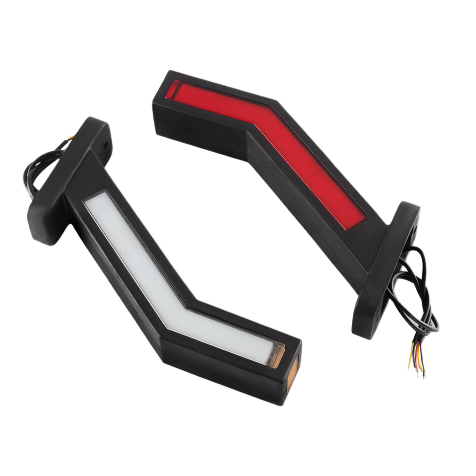 2 Pcs 12V/24V LED NEON Side Marker Lamps End Outline for Light Truck Lorry