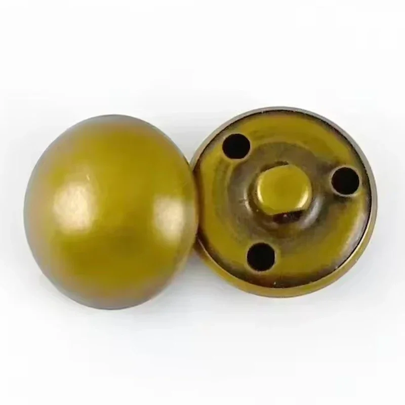 30 szt. retro Metalowe Guziki Mosiężne Złote Guziki Grzybek 10-28mm robić Odzieży Płaszcza Ozdobne Okrągłe Guziki Akcesoria robić Szycia DIY: 5 / Antyczne cynku
