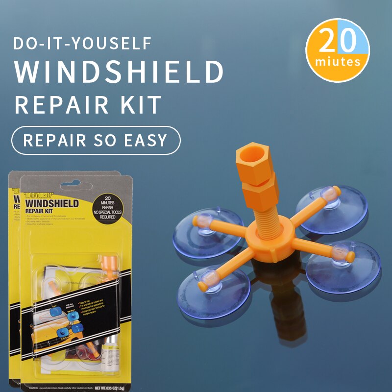 Car Glass Repair Tool Windscreen Windshield DIY Kit Wind Glass For Chip Crack