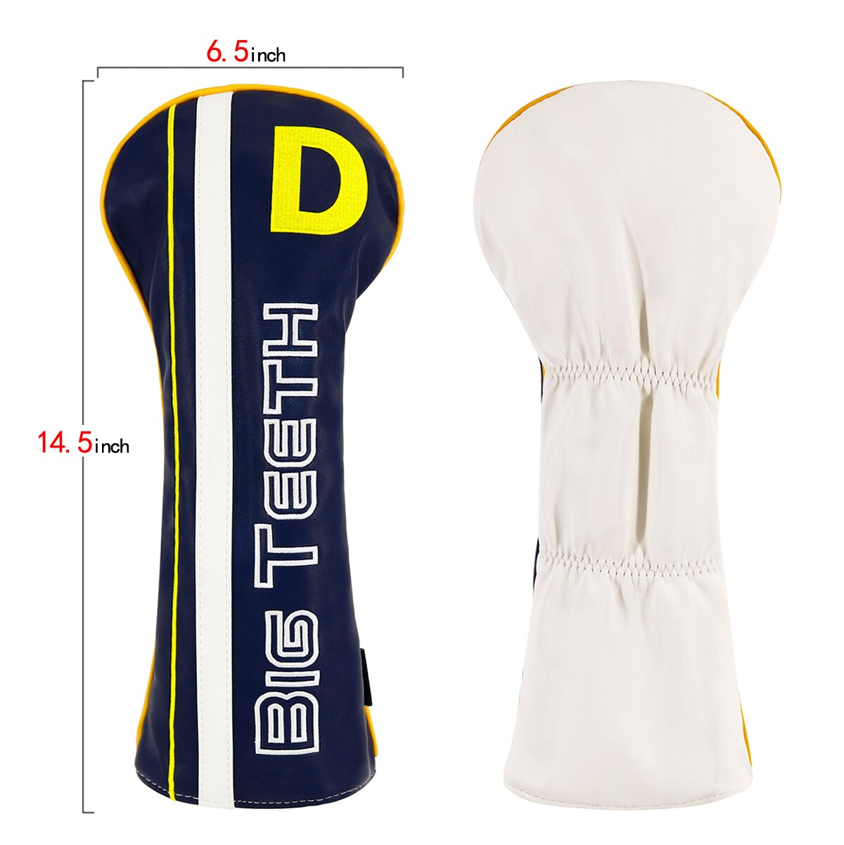 Kuljettaja väylä hybridi headcover golf kattaa mailat suojelija multi style: Sininen ja keltainen d