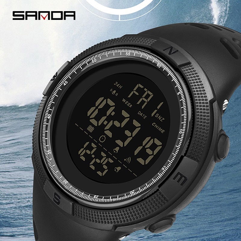 Sanda men's electronic watch sports watch casual men's watch men's electronic watch to send boys