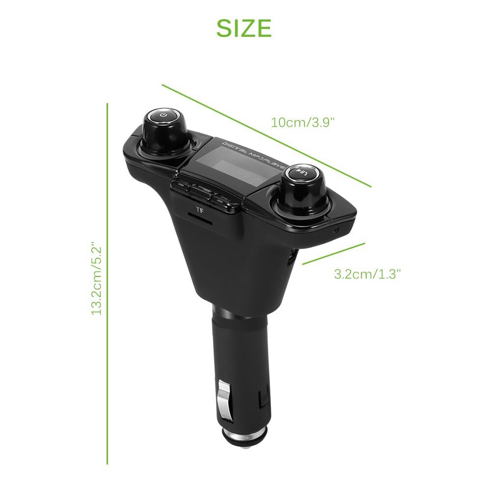 Universal FM Transmitter Handsfree Bluetooth Car BT06 MP3 Dual USB Receiver Stereo Music Transmitter Bluetooth Emergency Power