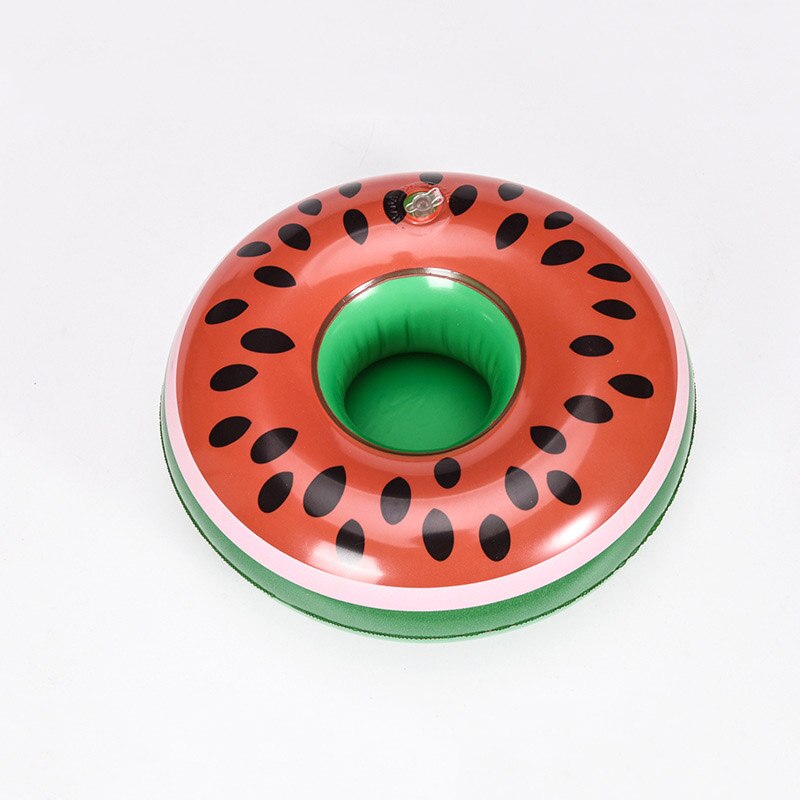 Portavasos inflable para piscina, Mini anillo flotador, juguetes de decoración para , playa, Bar, accesorios para piscina, soporte para bebidas flotante: Rojo