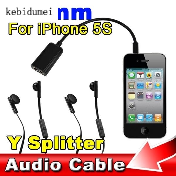3.5Mm Jack Koppels Audio Kabel Oortelefoon Splitter Voor Apple Iphone 6 Plus 5S 4S Voor Ipad Ipod voor Samsung Mp3 Hoofdtelefoon Adapter