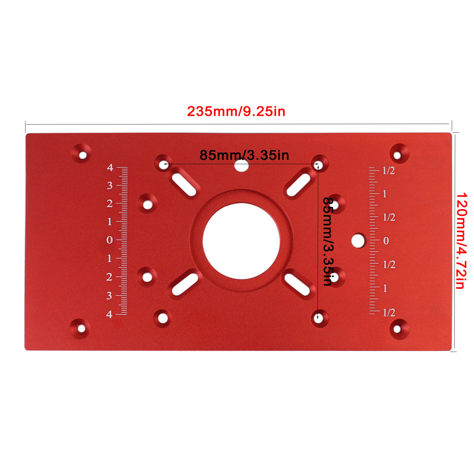 Aluminium Router Tafel Inzetplaat Houtbewerking Trimmer Elektrisch Hout Frezen Flip Plaat Timmerwerk DIY Werkbank Gereedschap