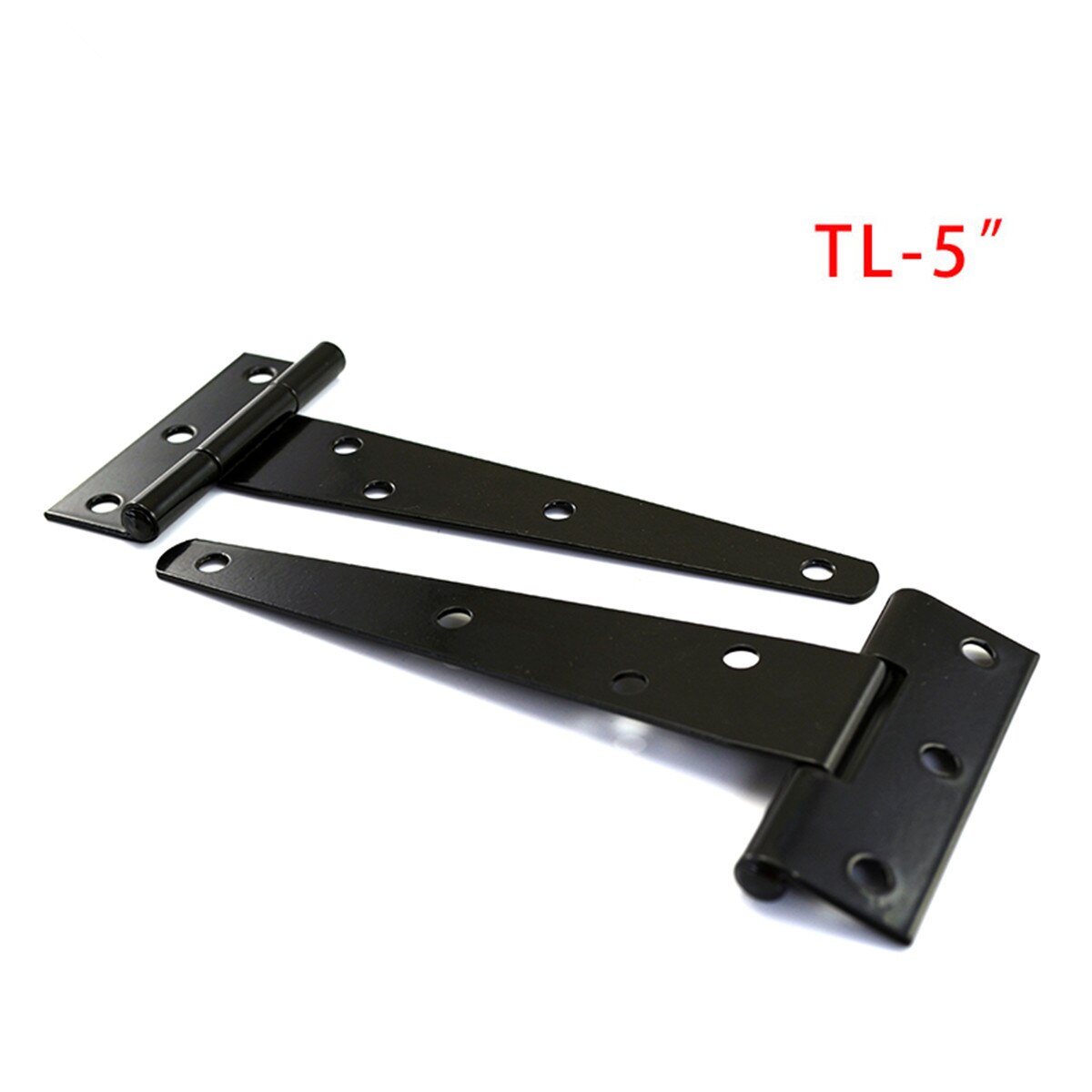 Gusseisen T Scharnier Schwarz T scharniere Schrank Scharnier Garten Schuppen 4-8 zoll Holz Tür Tor für Licht riss türen Möbel Hardware-