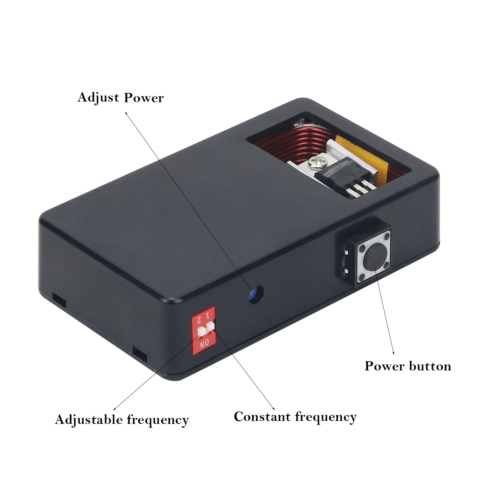 HamGeek HG-K9 150MHz EMP Generatore elettromagnetico polso Generatore trasmettitore Nero per fessura