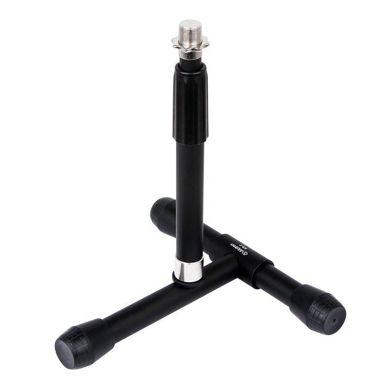 Alctron KS-2 Einstellbare Mikrofon Stehen Schreibtisch Halter Mic Stand Tisch Top Mount T-förmigen Basis