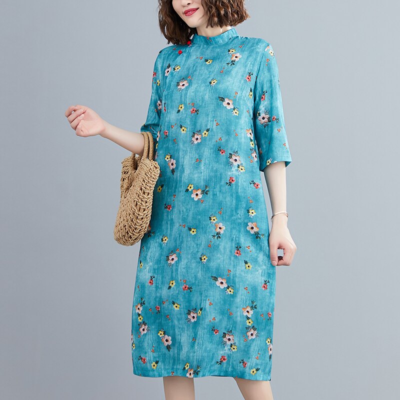 Chinese Dress white chinese traditional women qipao vintage cheongsam novelty chinese traditional dress: L