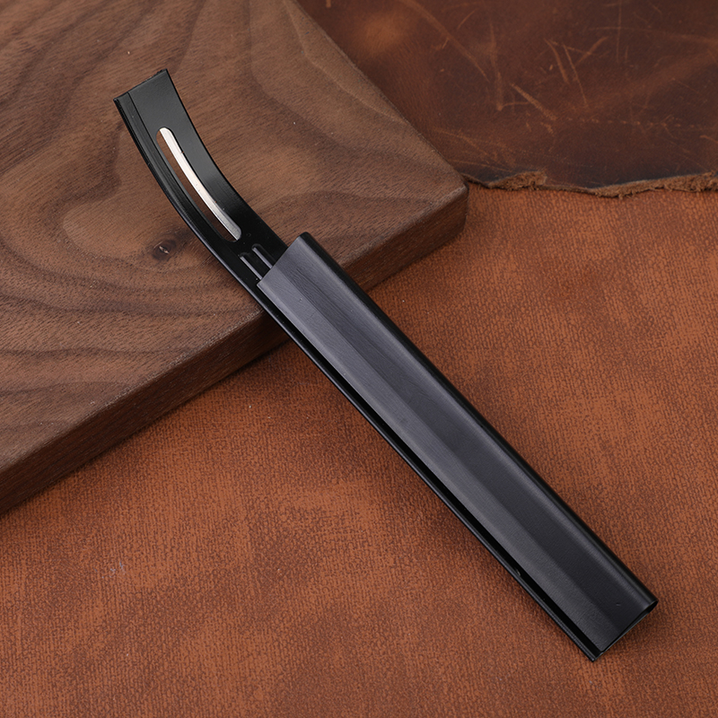Juego de 7 Uds de herramientas para tallar cuero, cuchillo giratorio DIY, patilla biseladora + 3 cuchillas y bolígrafo de punta de modelado artesanal de cuero