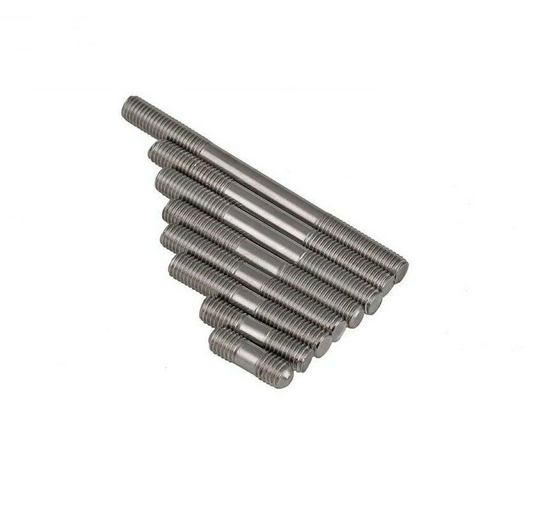 304 stainless steel M12 extension equal length stud bolts \ screws \ studs