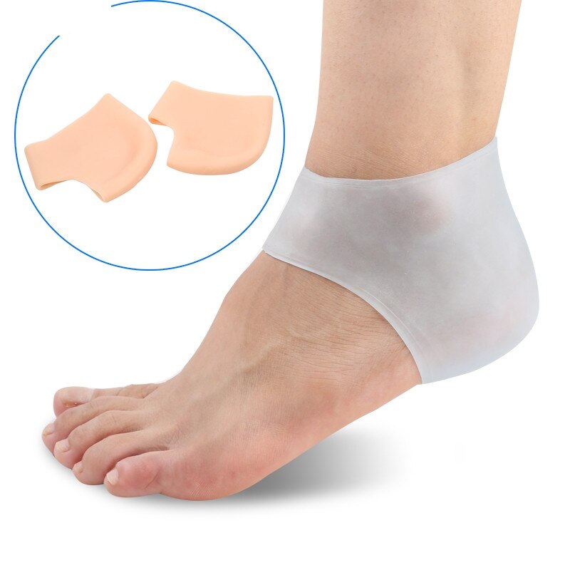 Silicone Schoenen Inlegzolen Pads Gel Kussens Hak Inserts Spur Pijn Relief Binnenzool Schoen Accessoires Effen Semelle