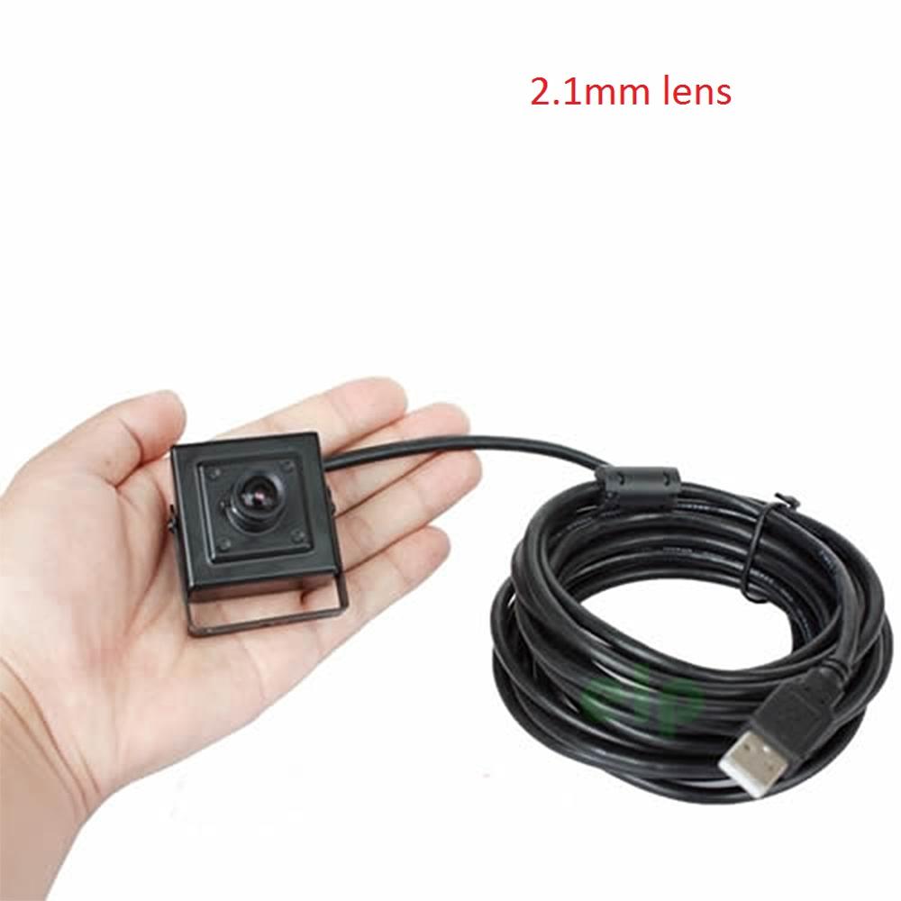 Elp Gratis Diver Cmos Hd Pc Webcam 120fps Hoge Frame Rate 1080P 30fps Usb 2.0 Digitale Mini Video Camera voor Atm Kiosk: 2.1mm lens