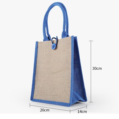 Sac à main de couleur jaune naturel, sac à bandoulière simple de grande capacité pour restaurer les anciennes manières, sac fourre-tout: BLEU CIEL