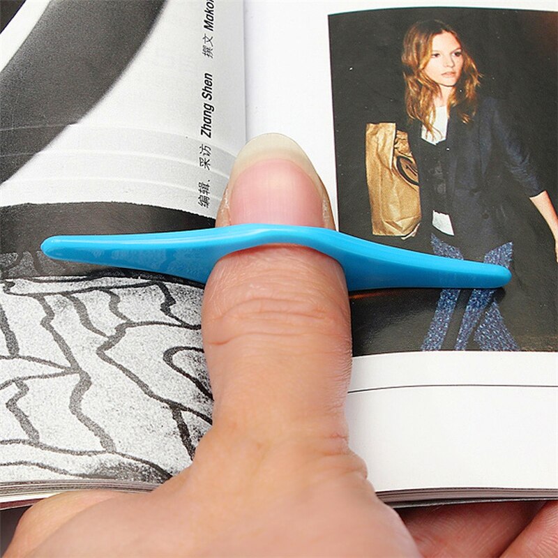 1 PC Office Stationery Multifunction Thumb Book Support Plastic Bookmark Markers Reading Assistant Book Holder