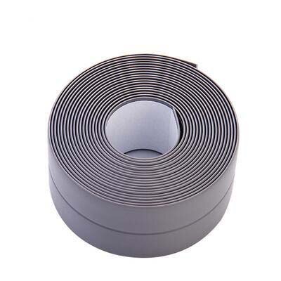 Abdichtung Streifen Abdichtung Band Bad Dusche Waschbecken Abdichten Band Weiß PVC Selbst Klebstoff Wasserdicht Wand Band für Bad Küche: Grey / 22mm