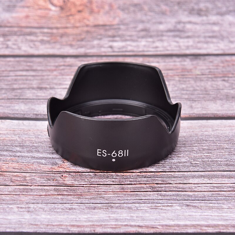 For Camera EF 50mm f/1.8 STM 49mm Lens ES-68II Lens Hood Shade Lens Hood Screw Mount Flower Shape Tool