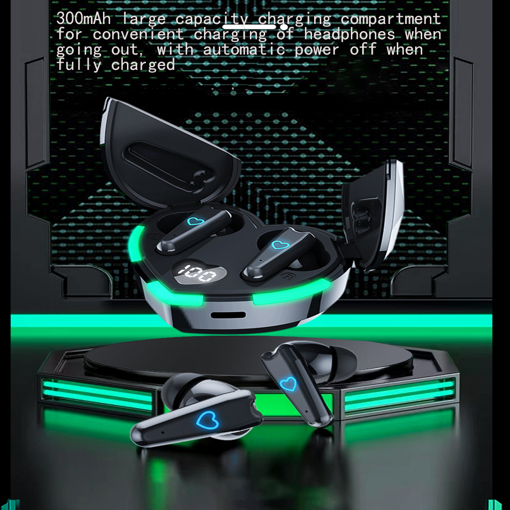 SchöNe TWS Bluetooth-Kopfhörer, kabellose Kopfhörer, Stereo-Sport-Ohrhörer mit Mikrofon, kabelloses Bluetooth-Headset für iPhone Xiaomi