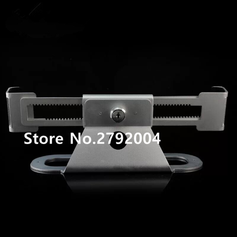 Metallic stretch laptop security display stand notebook computer desk mount anti-theft lock for all kinds of laptop with keys