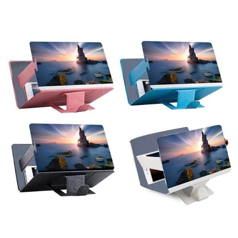 Desktop Telefoon Houder Stand Universele Mobiele Telefoon Screen Vergrootglas 3D Vergroter Vergrootglas Video Versterker Projector Beugel