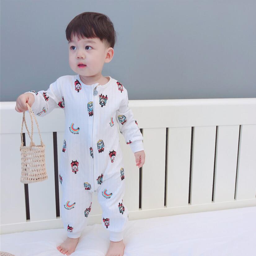 Lente Herfst Jongen Meisje Baby Kleding Pak Pasgeboren Baby Rompertjes Baby Jumpsuit Little Kids Kleding Peuter Pyjama Ziper Homewear