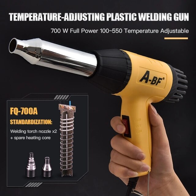 A-BF Air Gun Digital Display Micro Rework Soldering Station Air Gun For Welding Repair Tool 1600W/2000W: Camel
