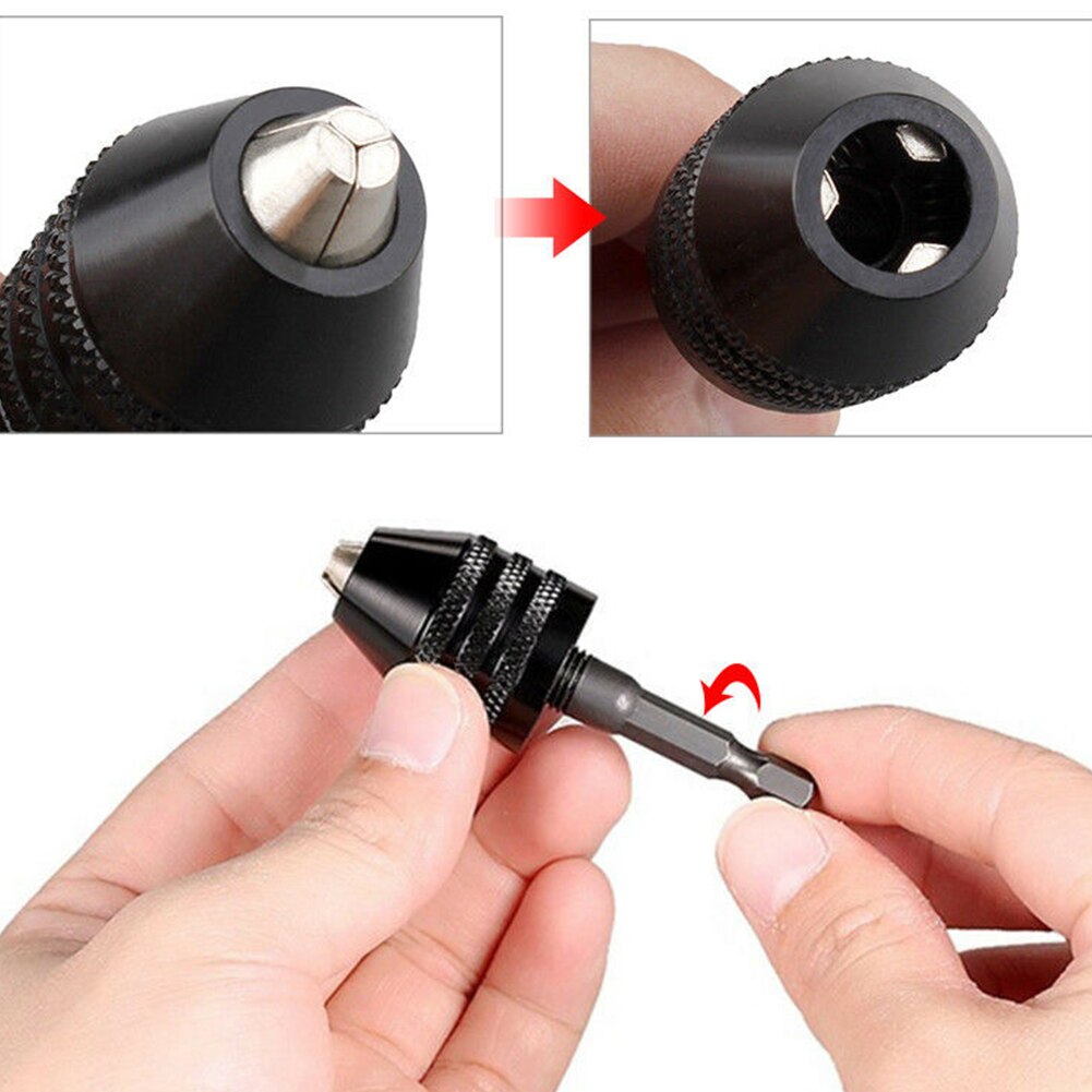 Keyless Bohrfutter Spann bereich Fahrer Werkzeug Zubehör Keyless Adapter Auswirkungen verhexen Schaft Bohrfutter
