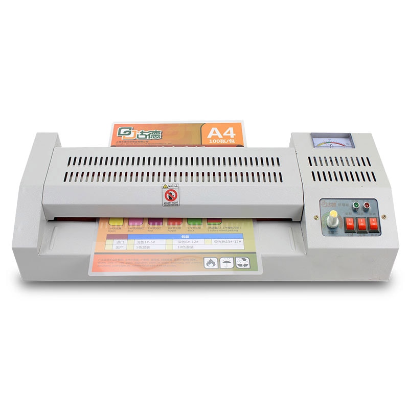 A3 A4 Laminator Temperature Adjustable Metal Shell Laminating Machine 4 Rollers Pouch Laminator for Office/ Home