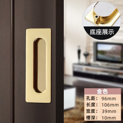 1 Pc Embedded Schuifdeur Handgrepen Verborgen Onzichtbare Kast Kledingkast Kabinet Push/Pull Handvatten Deur Hardware: 2