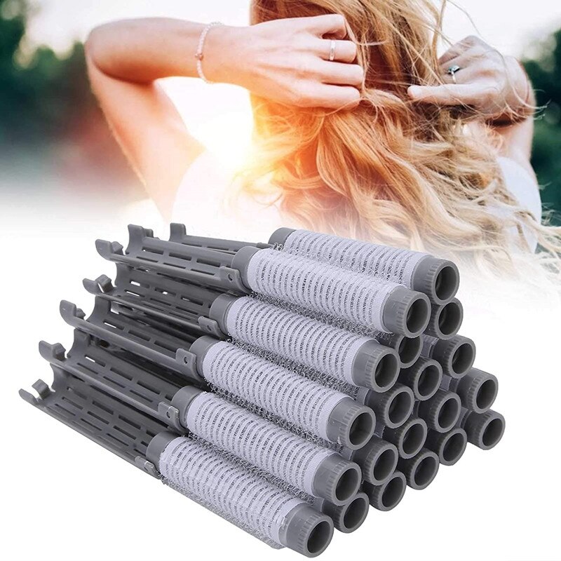20 stk. hår permanent stænger fluffy permanent stang hår rulle curler kit permanent stænger curlere frisør styling værktøj til salon!