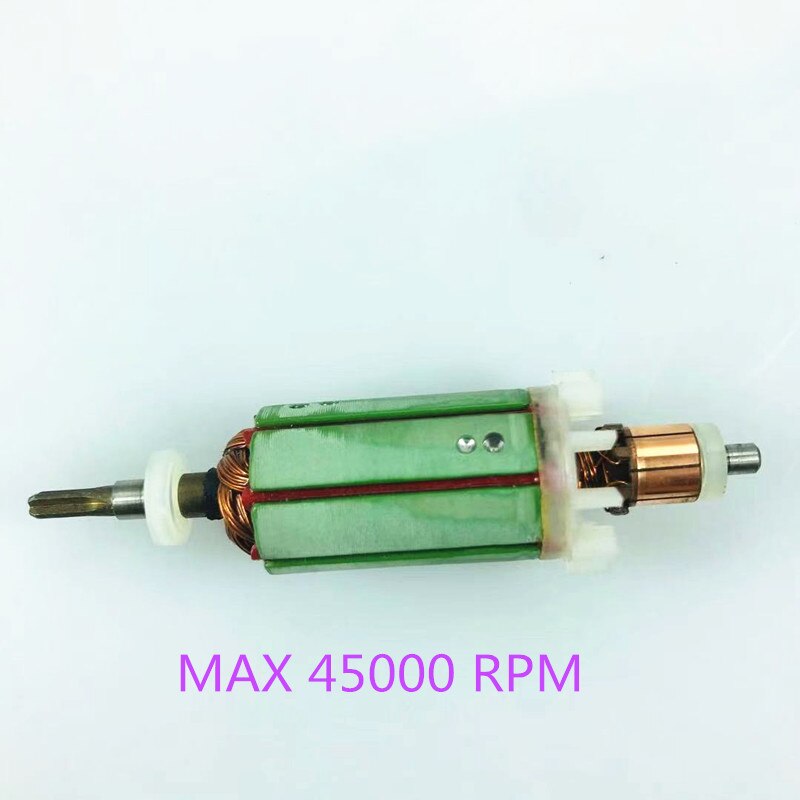 35K 45K Strong 210 204 90 102L 105L 103L 102LN &amp; Marathon Handpiece Motor Rotor Electric Manicure Nail Drill Accessories: Light Green