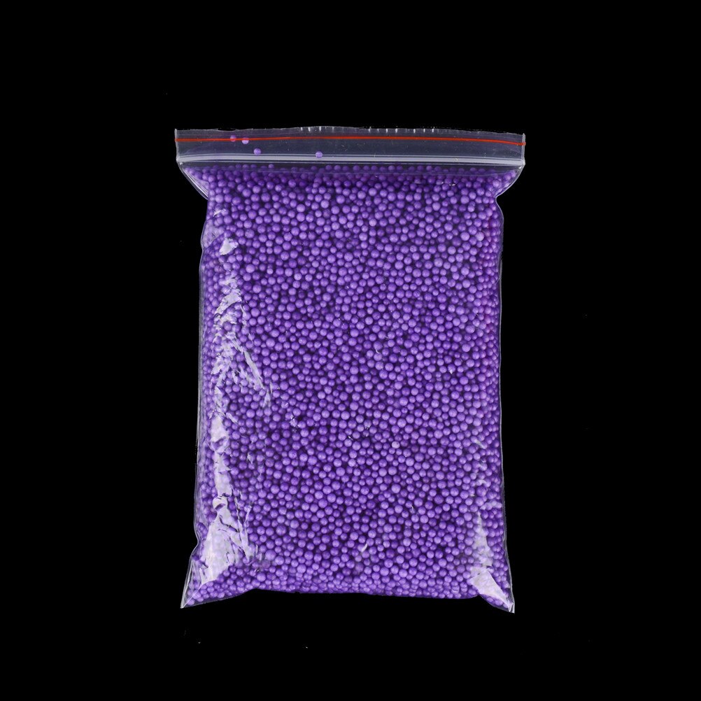1 tasche DIY Schnee Schlamm Partikel Zubehör Schleim Kugeln Kleine Tiny Schaum Perlen Für Floam Füllstoff Für DIY liefert: 6