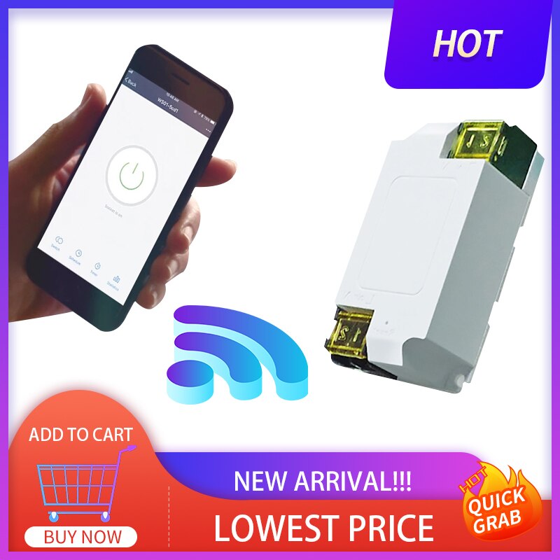 15A Tuya Wifi Smart Switch Module Universele Wifi Breaker Timer Wifi Smart Lichtschakelaar Smart Home Werk Alexa Voice Modificatie