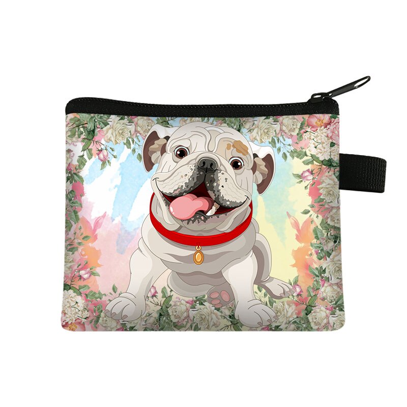 Simpatico gattino gatti/cuccioli stampa portamonete per adolescenti borse da scuola per bambini bambini donne per viaggio borsa portamonete d&#39;argento portatile: lqbxchongwu20
