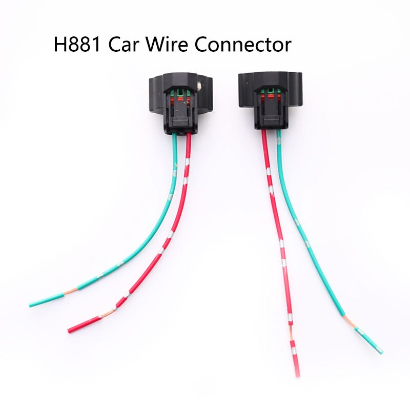 Adaptateur de connecteur femelle H11 H8, prise de câblage, faisceau de câbles, connecteur de fil de voiture, adaptateur de prise de câble pour phare antibrouillard, 1 pièce