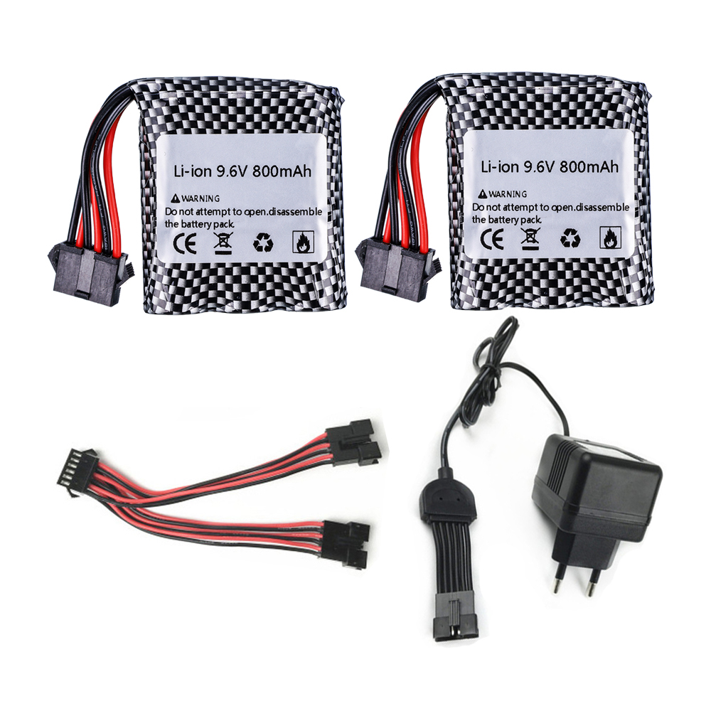 9,6 V 800mAh Li-Ion Akku Für 9115 9116 S911 S912 hoch Energie RC Lkw RC Auto 9,6 v batterie 16500 6P-SM stecker: Gelb