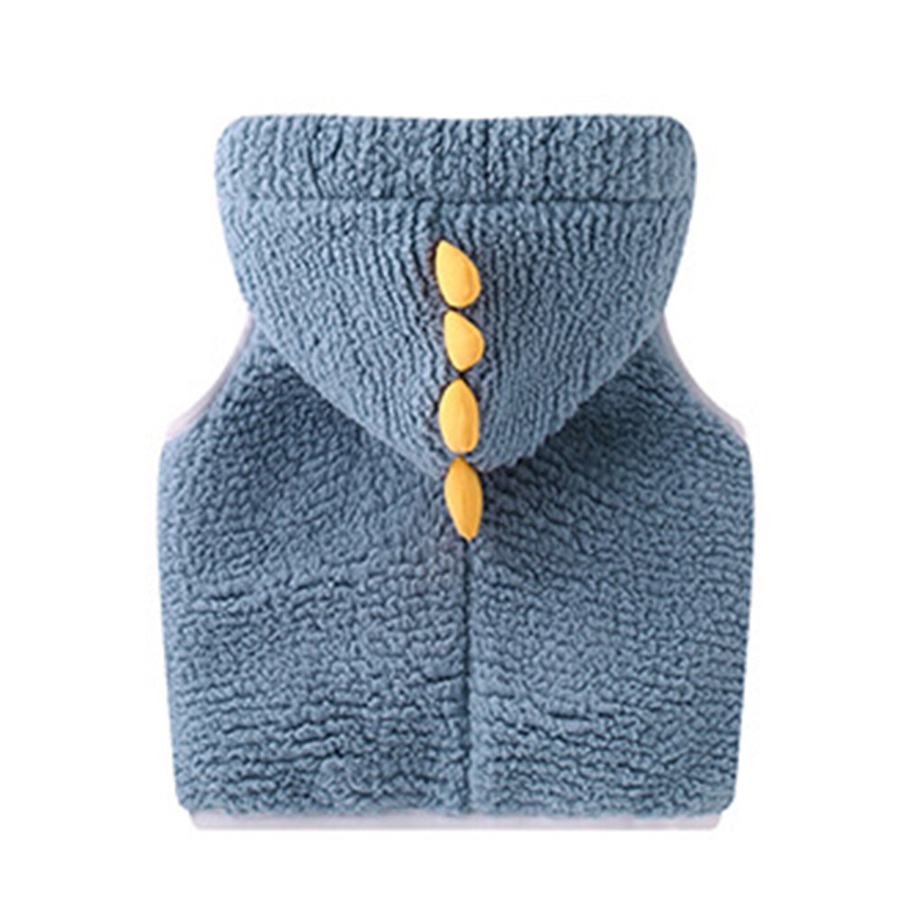 Zachte Baby Vest Herfst Winter Uitloper Baby Peuter Warm Knop Comfortabele Hooded Mouwloze Leuke Mode Meisjes Jongens