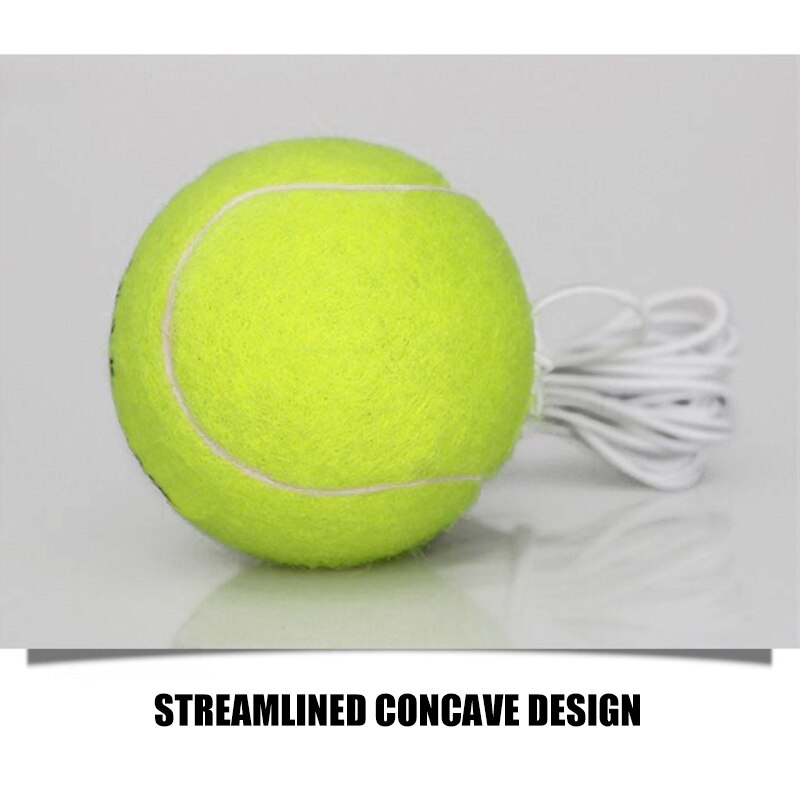 Entrenador de tenis para practicar pelota de tenis, herramienta de rebote de entrenamiento de autoestudio individual con cuerda elástica, novedad