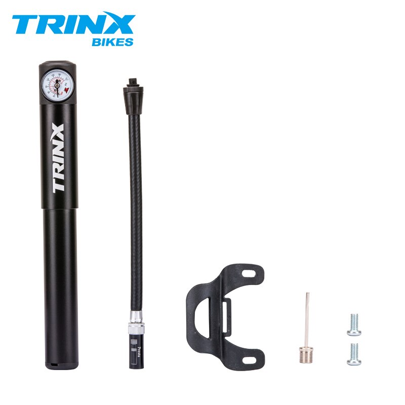 Dunlop Pompa A Pedale Con Manometro - Universale Per Bici (Valvole Dunlop, Presta, Schrader) E Palloni