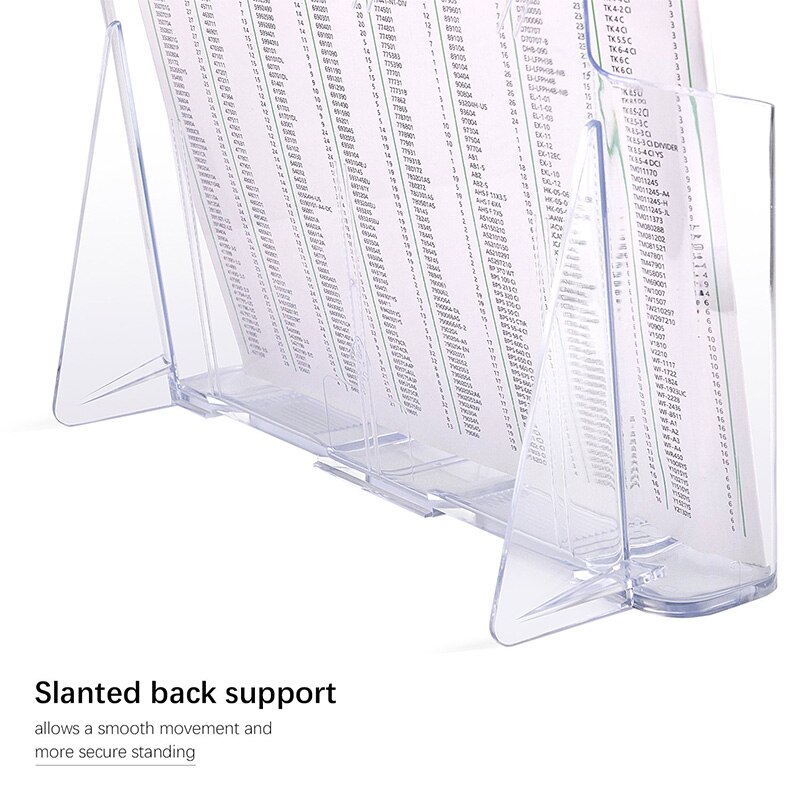 Brochure Holder 9.3 X 11 Inches Plastic Literature Holders Clear Flyer Holder Rack Card Holder, Magazine, Pamphlet, Booklet Disp