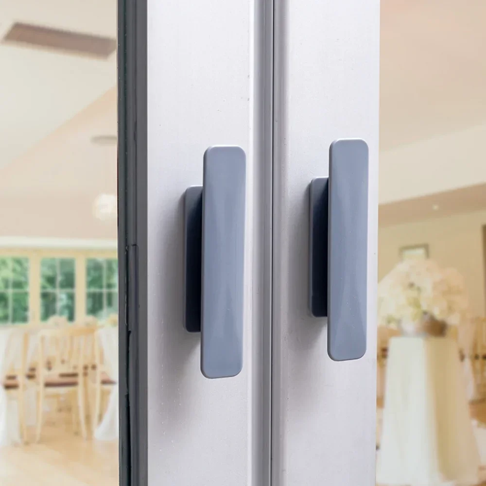 10/2PCS Cabinet Drawer Handle Self-adhesive Door Wardrobe Handle Kitchen Cabinet Window Glass Door Knobs Furniture Hardware Pull