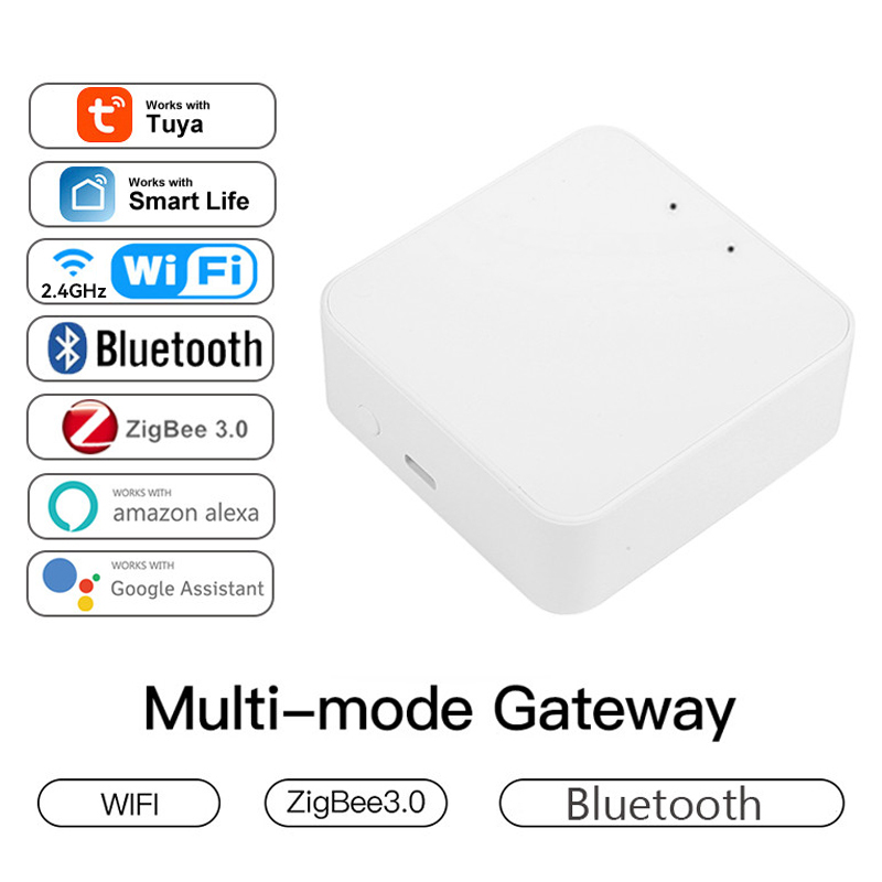 Tuya ZigBee Gateway Smart Life Hub Wireless Remote Works With Alexa Echo Dot 4 Google Home Smart Home Controller Intelligent Hub