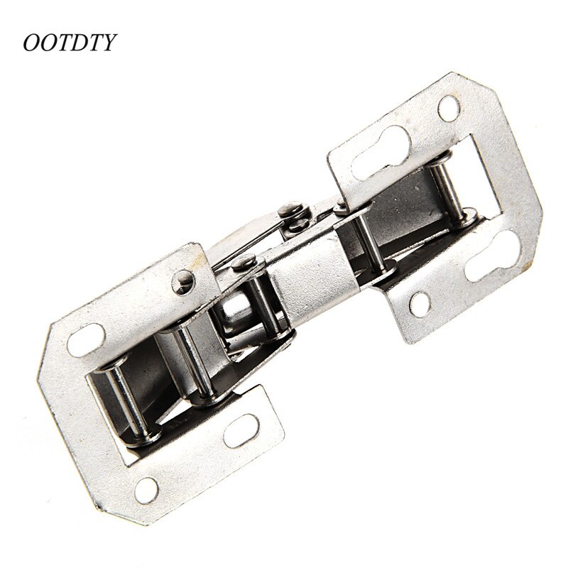 OOTDTY 90 Degree 2Pcs Easy Mount Concealed Kitchen Cabinet Cupboard Sprung Door Hinges