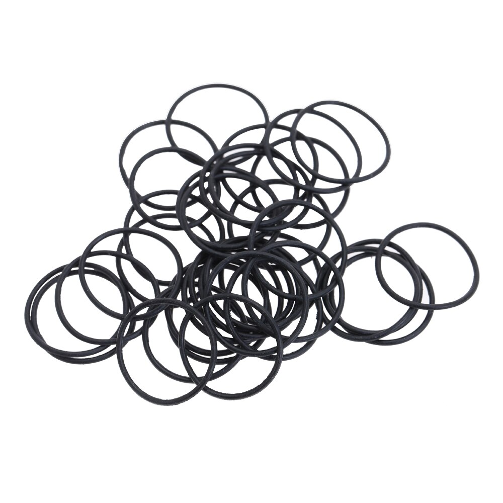 Lot de 100 joints toriques noirs en caoutchouc nbr,  od 7 8 9 10 11 12 13 14 14.5 15 16 mm x 2.5mm, joints d'étanchéité pour automobile