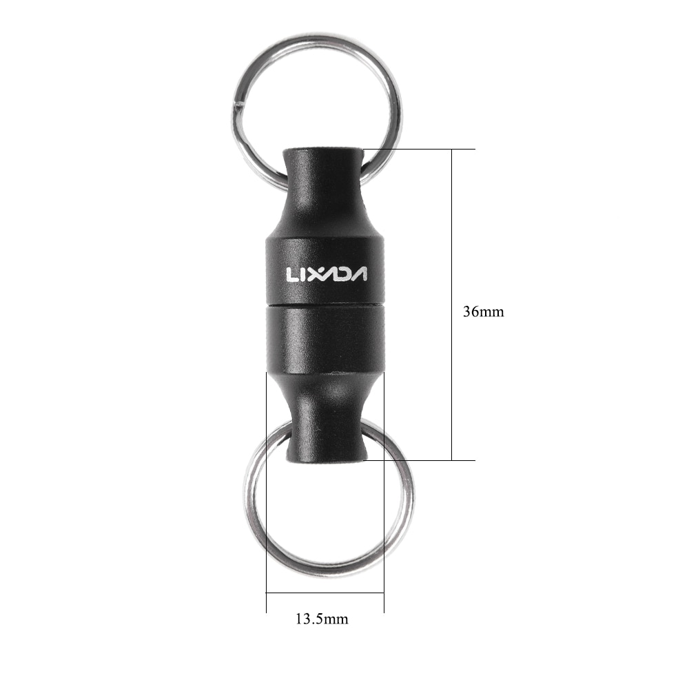 Lixada-soporte magnético de red de pesca con mosca multifuncional, Clip magnético fuerte, conector de red de aterrizaje
